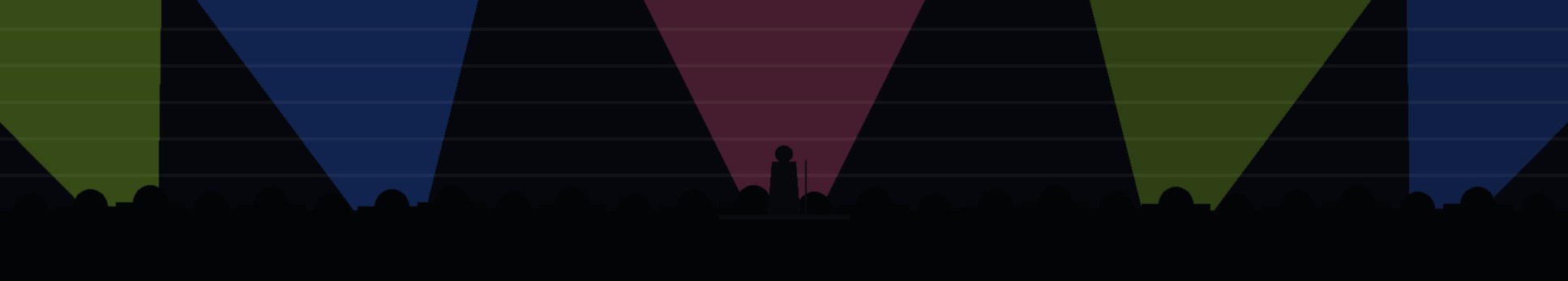 Live show promotion preview using an abstract stage visual
