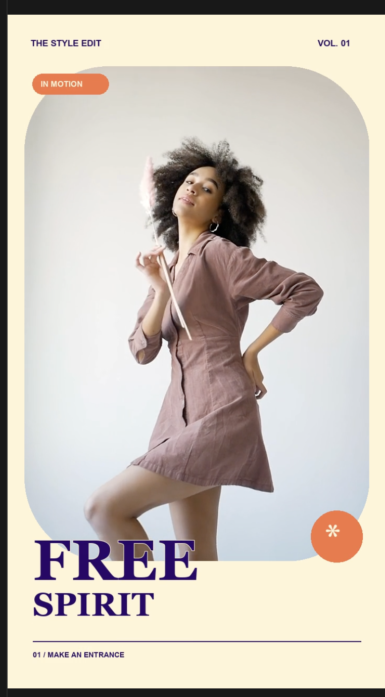 American vintage fashion edit frame 2