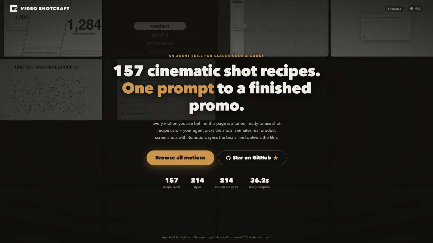 Shot detail page screenshot